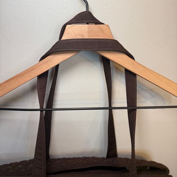 Vera Bradley Women's Quilted Weekender Large Duffle Bag Brown - Picture 11 of 11